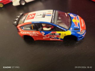 Scalextric Citroën C4 WRC Red Bull S. Loeb
