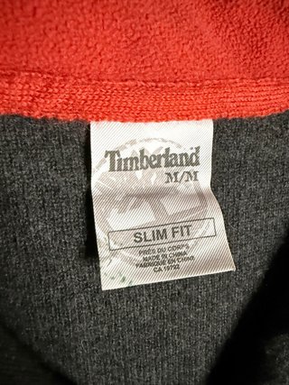 Jersey Timberland Lana Gris y Naranja