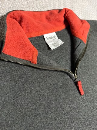 Jersey Timberland Lana Gris y Naranja