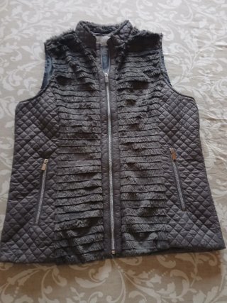 Chaleco Acolchado Gris
