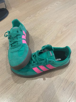 Zapatillas Adidas Mujer Verde y Rosa