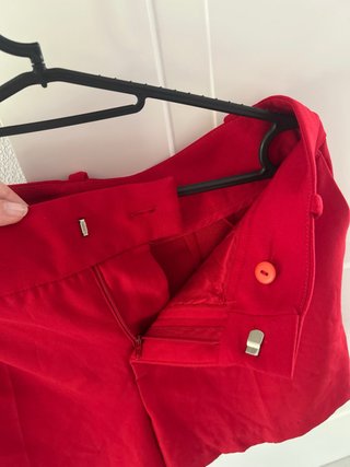Bermuda Roja Zara Talla L