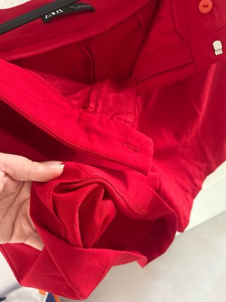 Bermuda Roja Zara Talla L