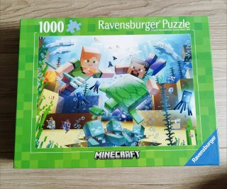 Puzzle Ravensburger Minecraft 1000 piezas