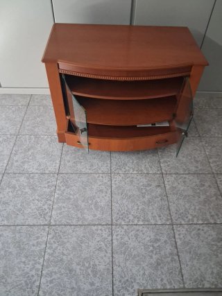 Mesa de TV de Madera de Cerezo