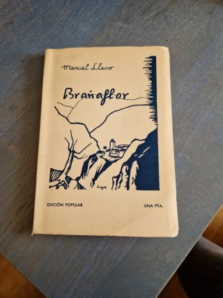 Libro antiguo Brañaflor ,INTONSO. De Manuel Llano.