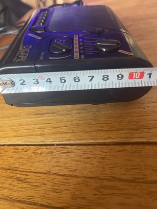 Radio despertador vintage digital LED rojo FM/MW