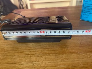 Radio despertador vintage digital LED rojo FM/MW