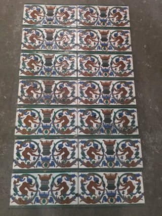 Cenefa de Cerámica Decorativa antigua triana
