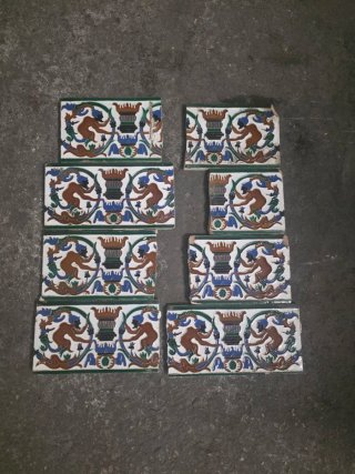 Cenefa de Cerámica Decorativa antigua triana