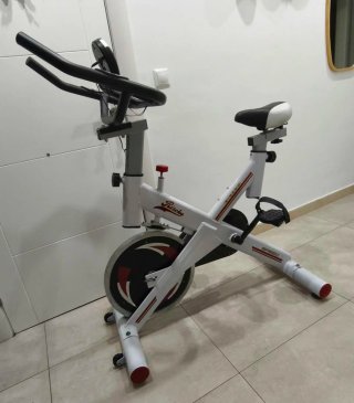 Bicicleta de Spinning Rischeo Blanca