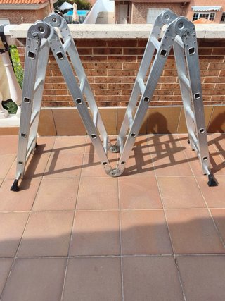 Escalera Plegable Aluminio 6m