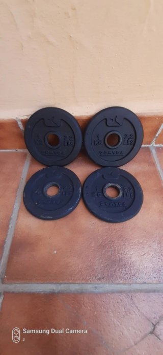 4 Pesas 1 kg DOMYOS