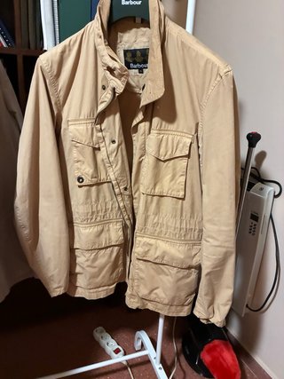 Chaqueta Barbour Grestcoat Beige Talla XL