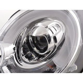Faros Luz Diurna Mini One/Cooper 06-10 Cromo