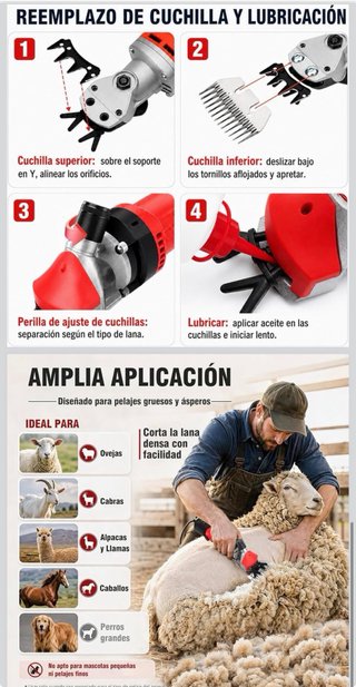 Esquiladora Ovejas