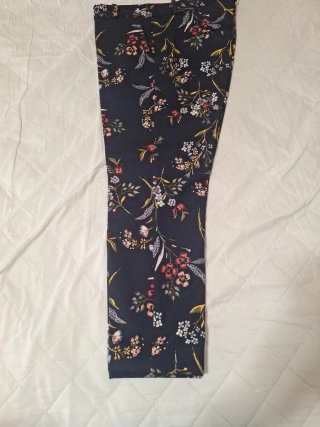 Pantalones florales mujer talla M