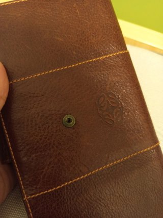 Cartera vintage piel marrón