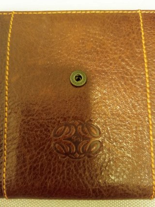 Cartera vintage piel marrón