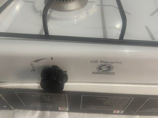 Estufa de gas Orbegozo 2 fuegos exterior