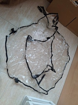 Funda lluvia cochecito transparente marca CHICO