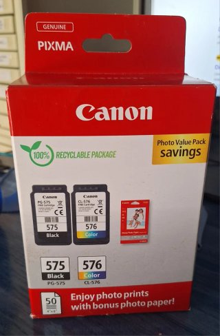 Cartucce originali Canon pg575 e pg576