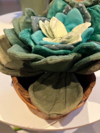 Planta Decorativa Patchwork Artesanal