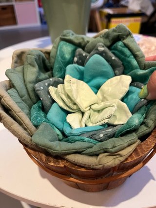 Planta Decorativa Patchwork Artesanal