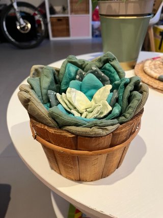 Planta Decorativa Patchwork Artesanal
