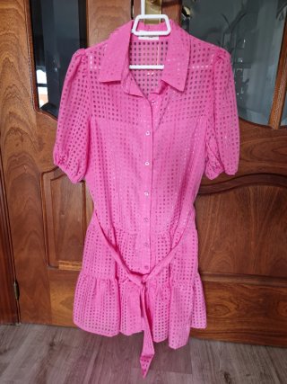 Vestido Rosa de Gasa