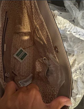 Bolso Guess Tote Beige Nuevo Original