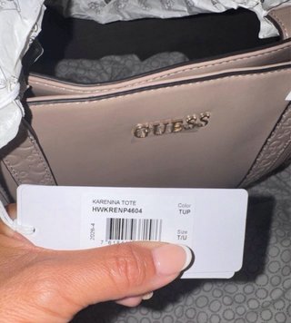Bolso Guess Tote Beige Nuevo Original