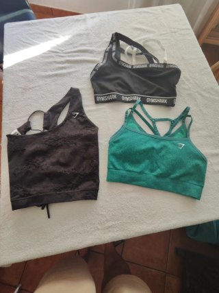 Conjunto 3 sujetadores deportivos Gymshark