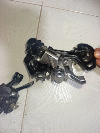 Casset sram 10/50 y manetas Shimano XTR y XT 12v