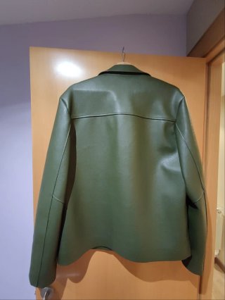 Chaqueta Caballero Verde Oliva De poli- piel