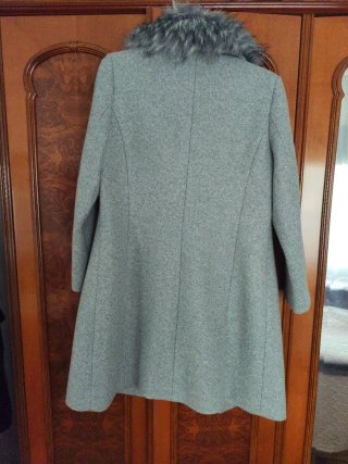 Abrigo gris Pilar Prieto talla 40