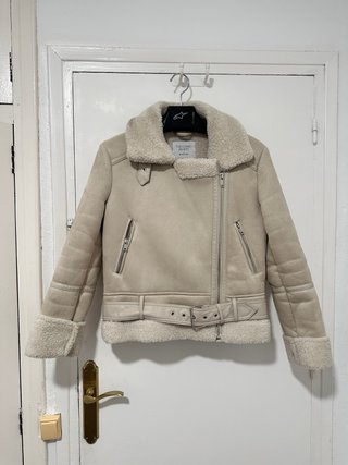 Chaqueta Biker Doble Cara Stradivarius Talla S