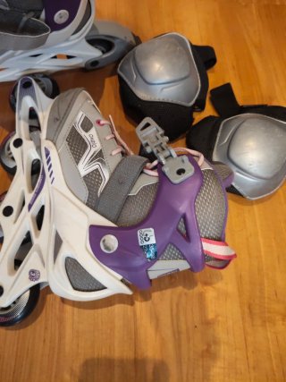 Patines en línea Oxelo con rodilleras