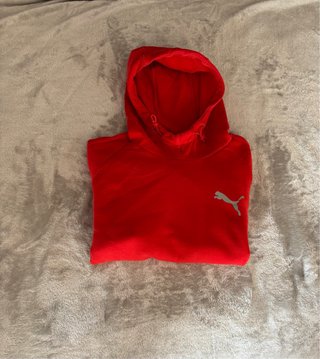Sudadera Puma Roja con Cremallera