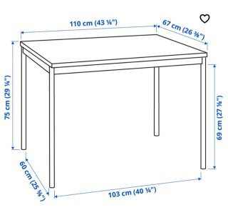 Mesa comedor negra con 4 sillas