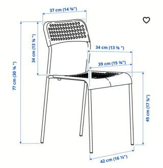 Mesa comedor negra con 4 sillas