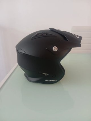 Casco Jet Acerbis Negro