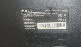 Televisión Nevir Negra