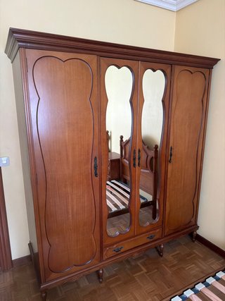 Armario ropero vintage madera