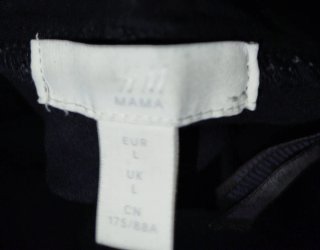 Pantalón Premamá Negro Elástico Talla L