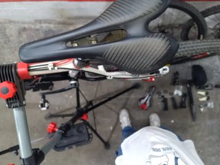 Bicicleta Orbea MTB con repuestos