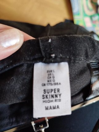 Pantalón Premamá Negro H&M Talla L