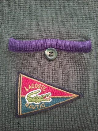 Jersey de Lana Lacoste Nautic Verde Talla 5 o XXL