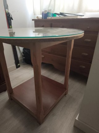 Mesa camilla madera 80cm