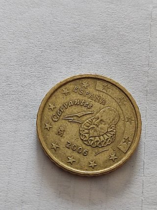 Moneta 10 centesimi Spagna 2006